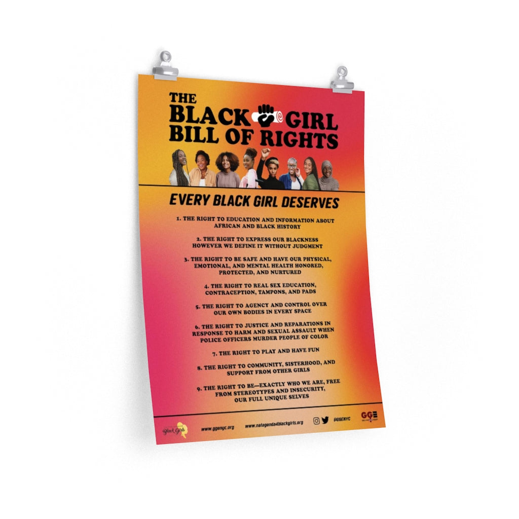 The Black Girl Bill of Rights Poster
